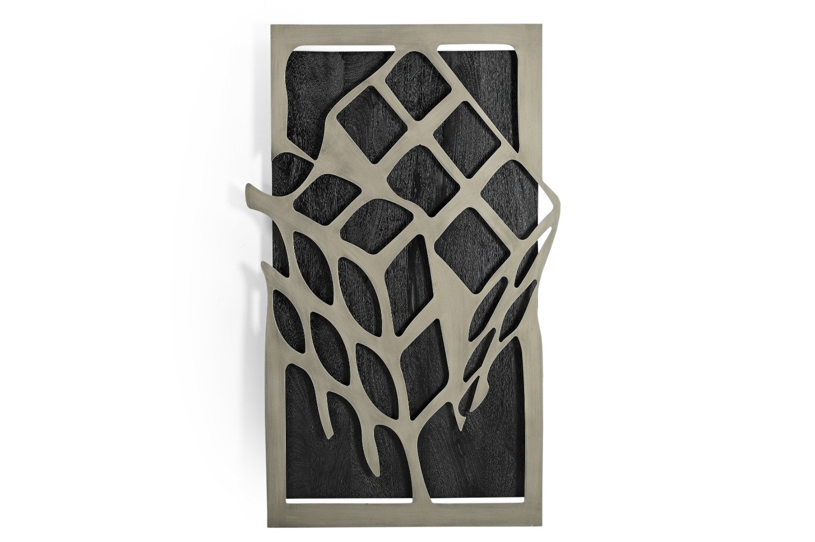 IRON & WOOD WALL PANEL